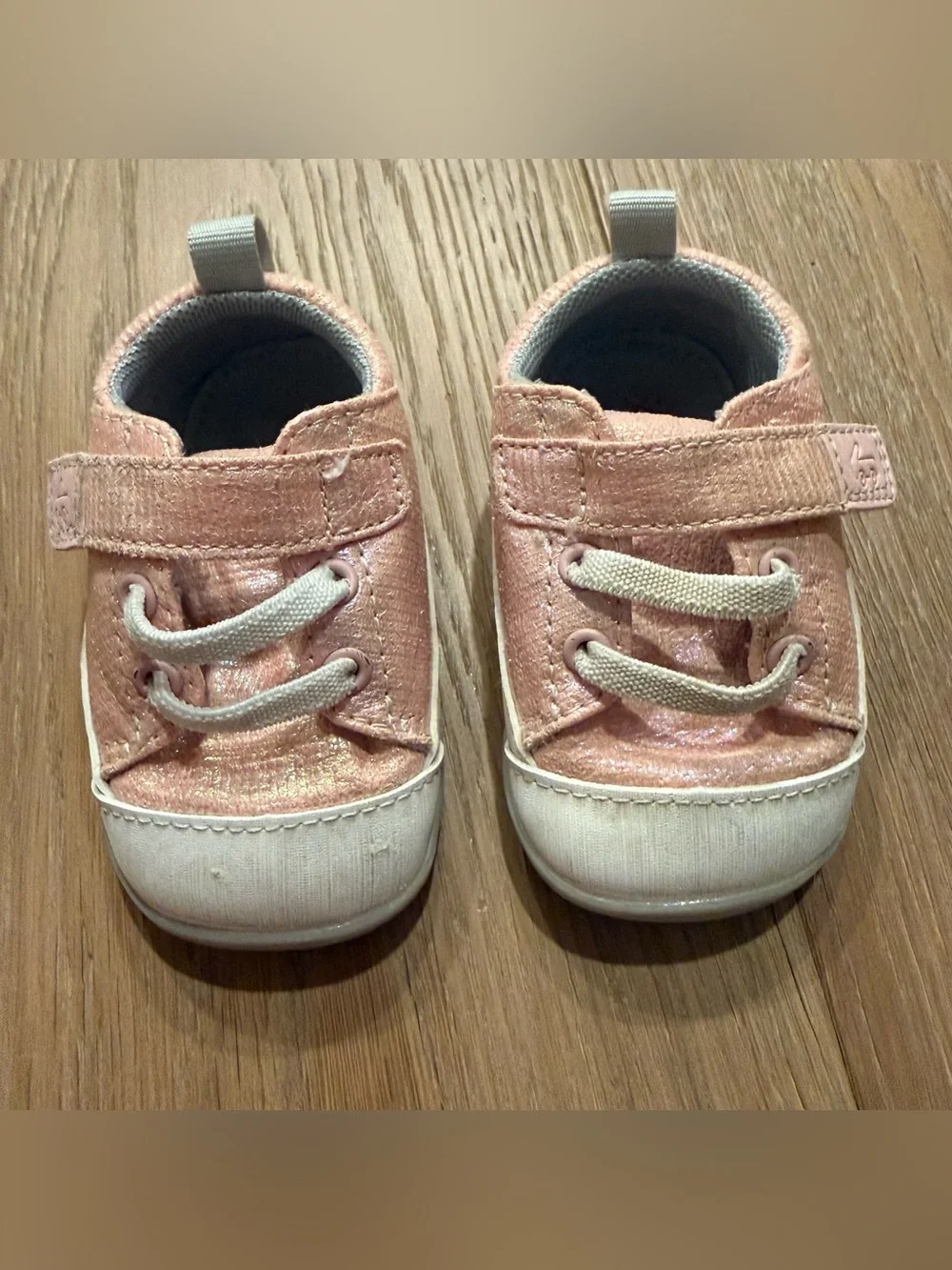 See Kai Run Stevie Mini First Walker Shoes Pink Metallic Size 3.5
